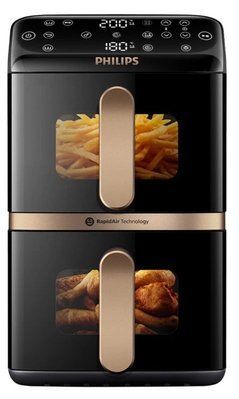 Мультипечь Philips Ovi Stacked Dual Basket Series 4000 NA462/70 311038 фото