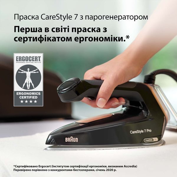 Парогенератор Braun CareStyle 7 Pro IS 7286 BK 32504 фото
