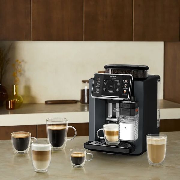 Кофемашина автоматическая Krups Sensation Milk M90 EA912B10 31437 фото