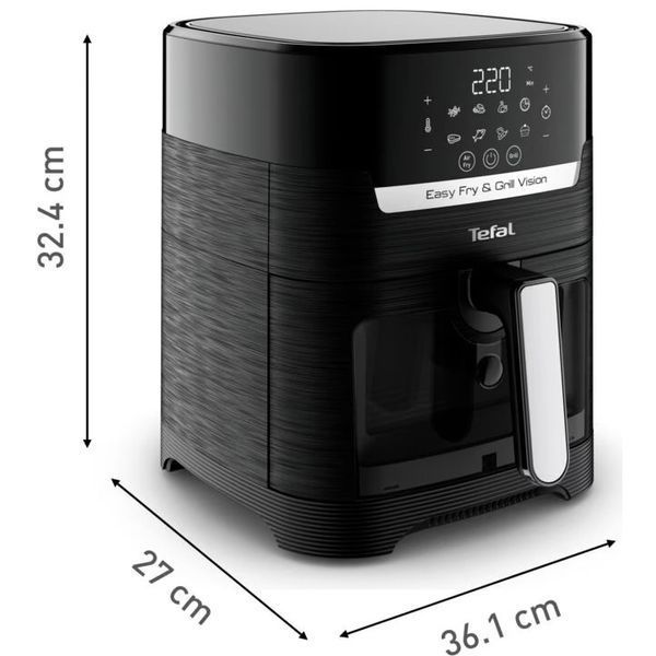 Мультипіч (аерофритюрниця) Tefal Easy Fry&Grill Window EY506840 311014 фото