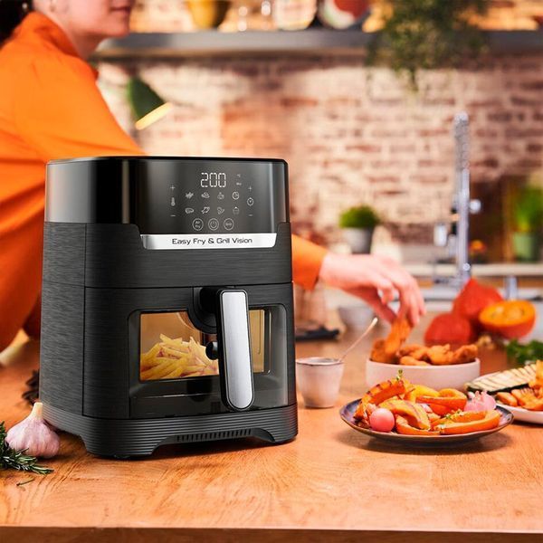 Мультипіч (аерофритюрниця) Tefal Easy Fry&Grill Window EY506840 311014 фото