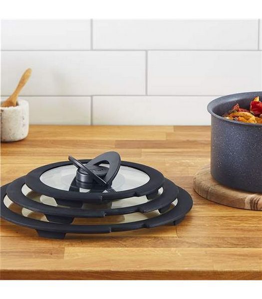 Набор стеклянных крышек Tefal Ingenio 16/18/20 см (L9849053) 33309 фото