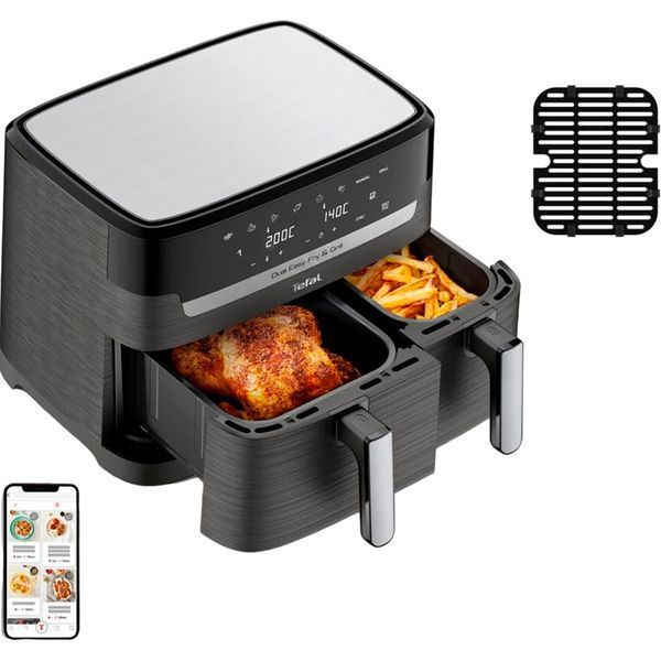 Мультипіч (аерофритюрниця) Tefal Dual Easy Fry&Grill Air Fryer EY905B10 311017 фото