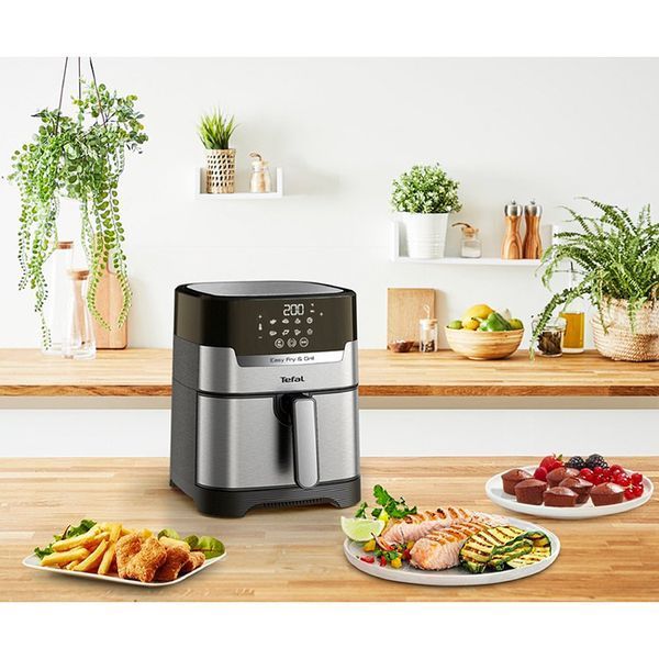 Мультипіч (аерофритюрниця) Tefal Easy Fry&Grill Precision EY505D15 311005 фото